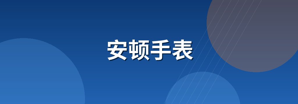安顿手表