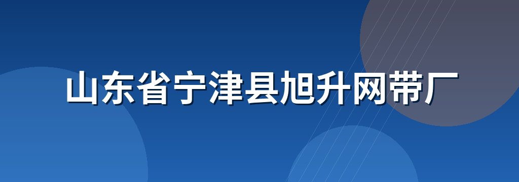 山东省宁津县旭升网带厂
